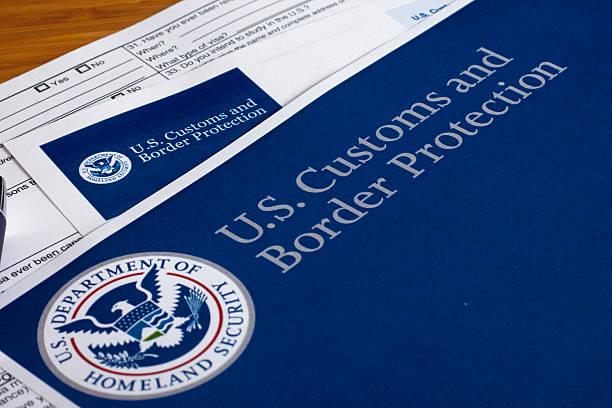 US Customs and Border Protection stock photo