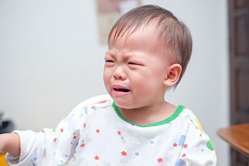 かわいい怒ってストレス悲しい不幸な小さなアジア 2 歳幼児赤ちゃん男の子の泣きかんしゃくを家庭で有する幼児子供 2歳から3歳のストックフォトや画像を多数ご用意 Istock