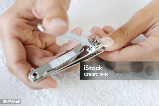istock Cutting Nails, Nail Clipper (XXXL) 184940465