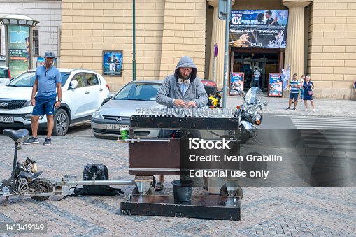 Czech Republic, Prague. Street music