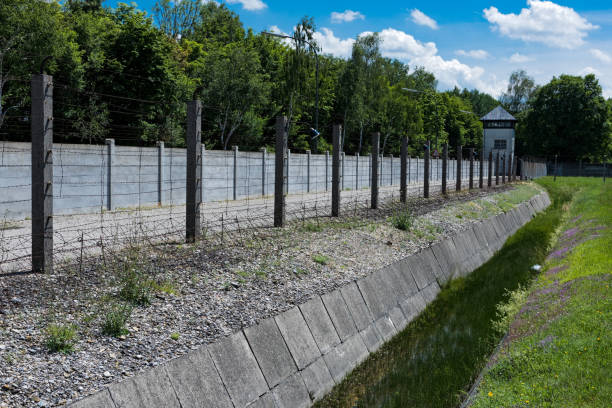 Dachau Camp in Germany stock photo