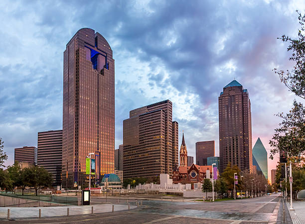 Dallas downtown - Arts district stock photo