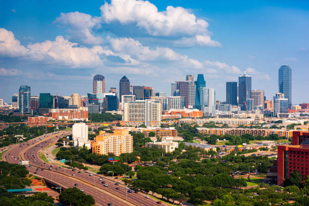 Dallas, Texas, USA Downtown Skyline stock photo