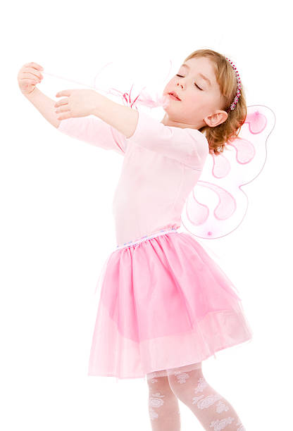 Dancing fairy stock photo