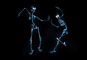 istock Dancing Skeletons X ray 1265669451