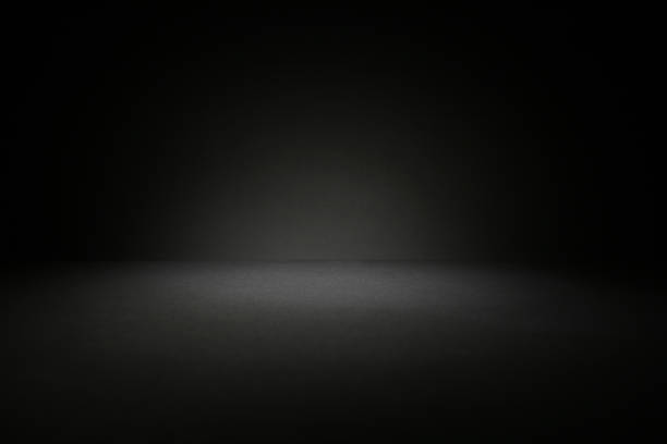 暗いバック グラウンド テーブル トップ コピー スペース - 黒　背景 ストックフォトと画像