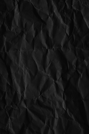 Dark Black Blank Paper Backgrounds Creased Crumpled Surface Old Torn ...