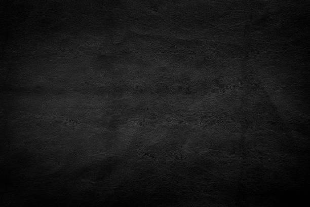 donker zwart leder textuur achtergrond - zwarte kleur stockfoto's en -beelden