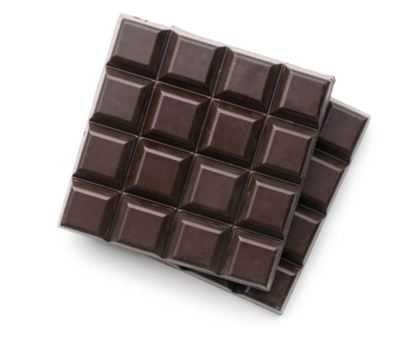 dark chocolate bars dark chocolate bars on white background dark chocolate stock pictures, royalty-free photos & images