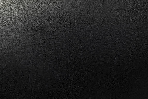 dark leather texture - black fabric stockfoto's en -beelden