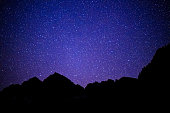 istock Dark Night and Stars Reflecting in Maroon Lake 1299818587