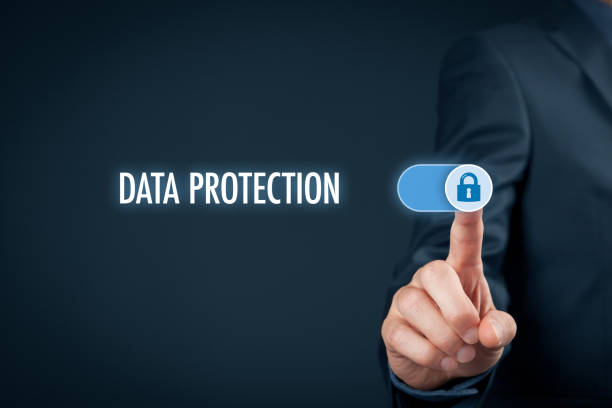 Data protection concept stock photo