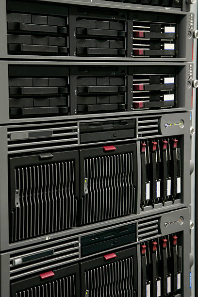 Datacenter server stock photo