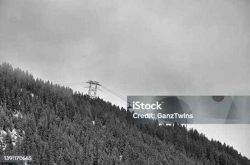 istock Davos Klosters Switzerland, Cable Car going to Jakobshorn during Winter time with fresh covered trees with snow 1391170665