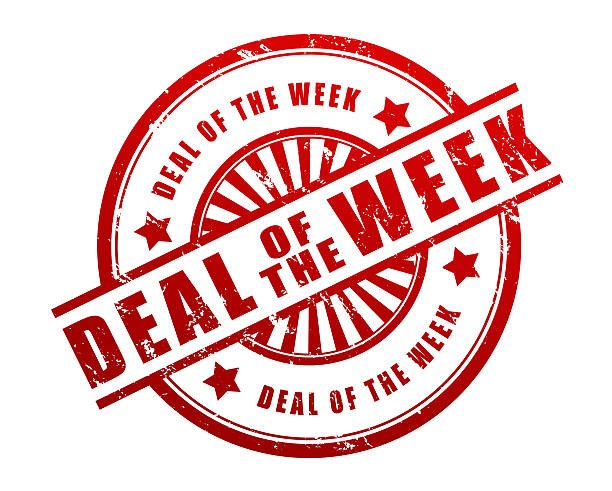 deal of the week stock photo
