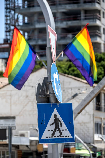 lgbt decision, which way to go. - progress pride flag 個照片及圖片檔
