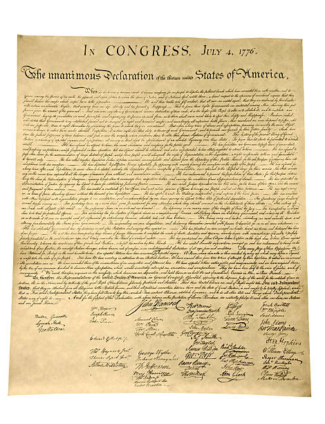 Declaration of Independence The Declaration of Independence. ..  full size. declaration of independence stock pictures, royalty-free photos & images