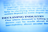 istock Declining Industry defined in a business dictionary 1391605568