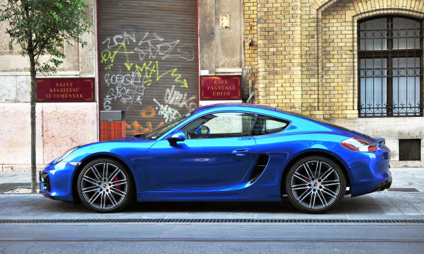 Deep Blue Porsche