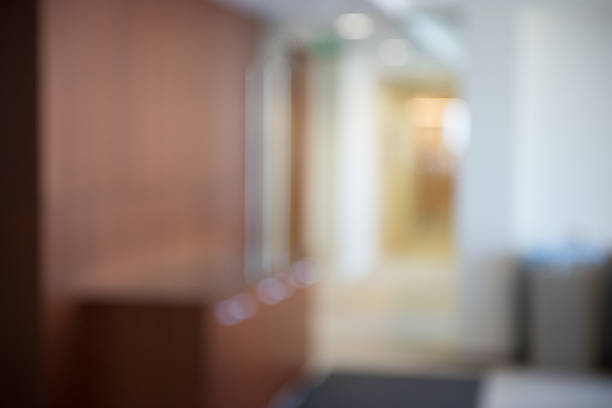 Defocused Office Conference Room Background stock photo