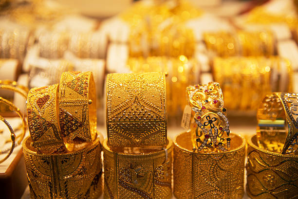 Deira Gold Souq in Dubai, UAE stock photo