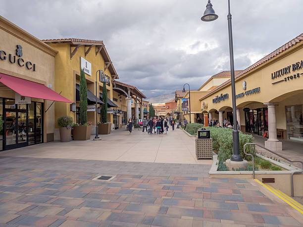Desert Hills Premium Outlet Mall stock photo