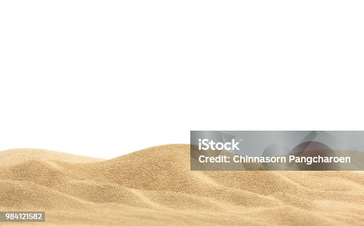 istock Desert sand isolated 984121582