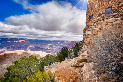 The Watchtower in Grand Canyon National Park