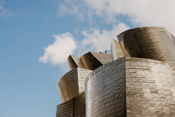 Detail of Bilbao Guggenheim Museum stock photo