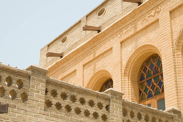Detail of Sief Palace, Kuwait city stock photo