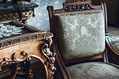 istock Details of vintage furniture 858594692