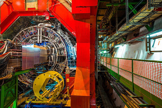 Detector experiments ATLAS (A Toroidal LHC Apparatus) large hadron collider stock pictures, royalty-free photos & images