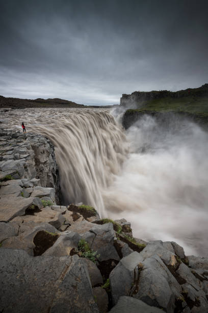 Dettifoss is the most powerful waterfall in Europe ,Iceland. Dettifoss is the most powerful waterfall in Europe ,Iceland summer. iceland dettifoss stock pictures, royalty-free photos & images