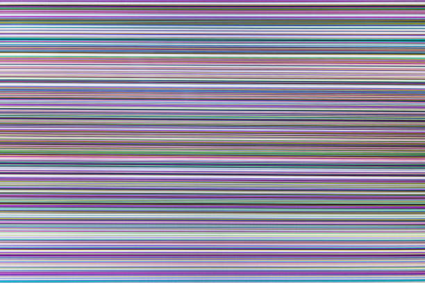 Device monitor digital failure. Screen noise in the form of colored stripes. Device monitor digital failure. Screen noise in the form of colored stripes. Large size macro photo. Bright pixels. Abstract background. mistake photos stock pictures, royalty-free photos & images