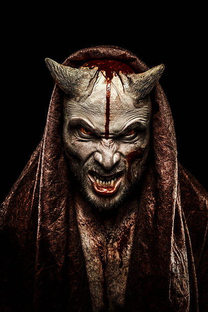 Devil Portrait of a Devil. For halloween devil stock pictures, royalty-free photos & images
