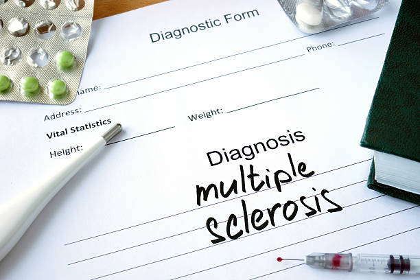 Diagnosis multiple sclerosis  and pills. Diagnosis multiple sclerosis  and pills.  multiple sclerosis stock pictures, royalty-free photos & images