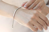 istock Diamond Bracelet 1329258848