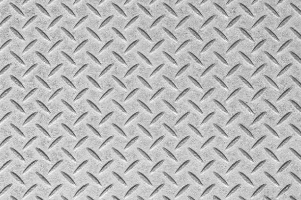 Diamond Metal Sheet pattern and Background stock photo