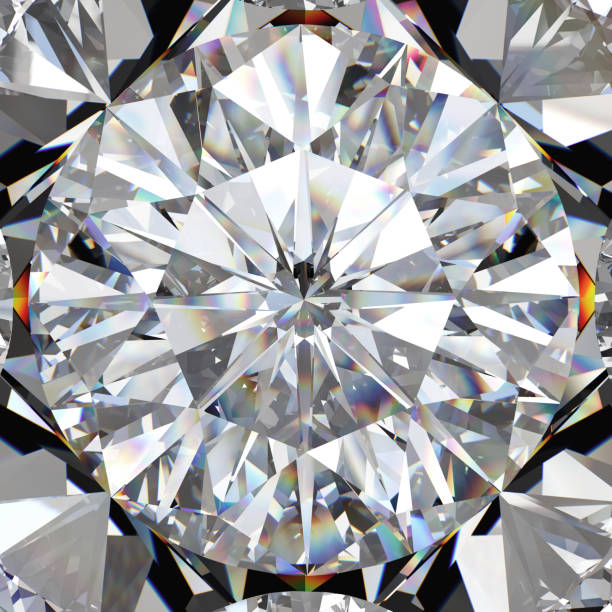 diamante sobre fondo de joyería. - kaleidoscope fotografías e imágenes de stock