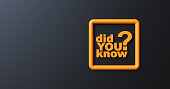 istock Did you know? 1289450833