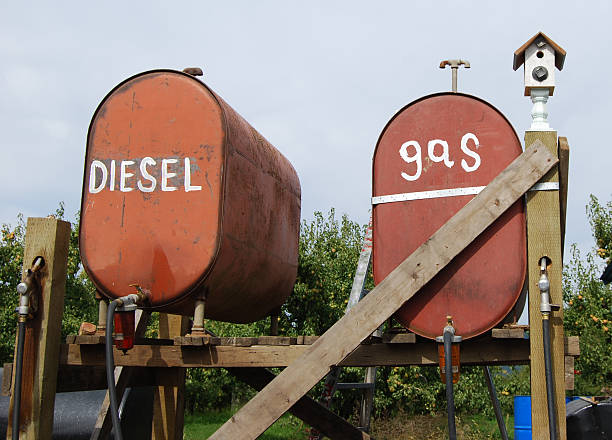 Diesel or Gas? stock photo