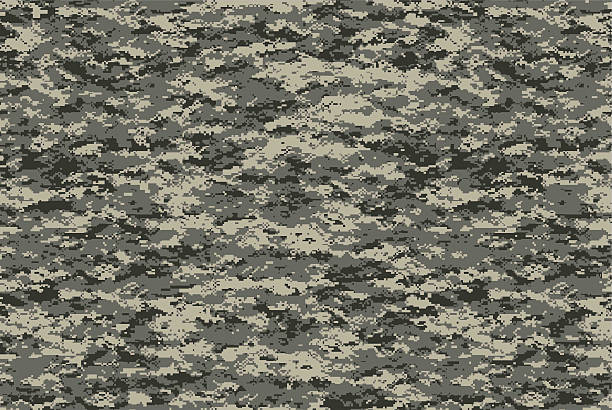 digital military camo texture - camouflage stockfoto's en -beelden