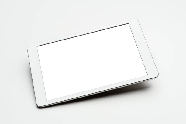 Digital tablet mockup, template White screen digital tablet mockup, template on white background with clipping path. digital tablet photos stock pictures, royalty-free photos & images