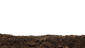 istock Dirt With Compost Isolated On White Background 468000722