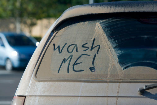 Dirty Car Window