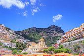 istock Discovering Italy:  Amalfi Coast. Positano town in Campania. 1332887299