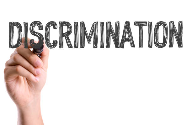 Discrimination Discrimination sign prejudice stock pictures, royalty-free photos & images