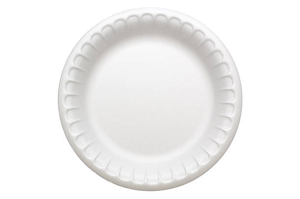 Disposable Plate stock photo