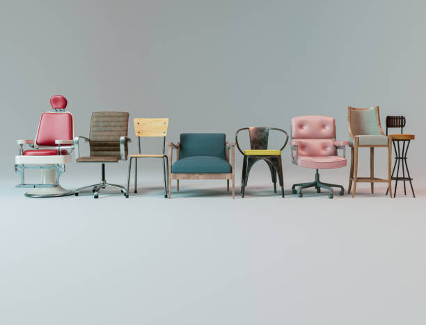 Diversity Chair Concept stock photo