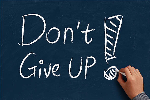 Do not give up stock photo